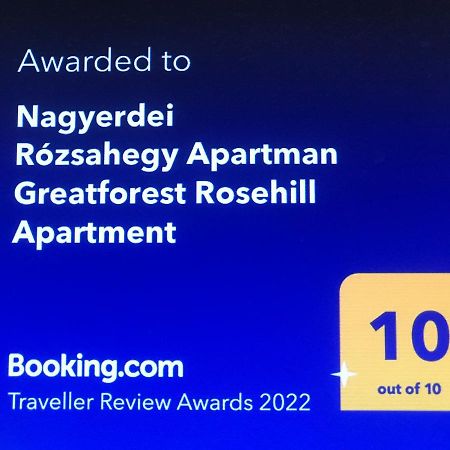 Greatforest Rosehill 1 Apartman Debrecen Eksteriør billede